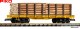 Piko 38798, EAN 4015615387985: G Rungenwagen UP mit Holzladung