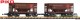Piko 38972, EAN 4015615389729: G 2er Set Schüttgutwagen PRR