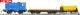 Piko 57098, EAN 4015615570981: H0 DC analog Start-Set Diesellok mit Klemmbaustein- und Selbstentladewagen