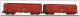 Piko 58376, EAN 4015615583769: H0 DC 2er Set Großraumgüterwagen 401Ka Gags PKP IV