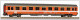 Piko 58531, EAN 4015615585312: H0 DC Schnellzugwagen Eurofima 1. Klasse SBB IV