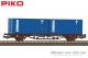 Piko 58755, EAN 4015615587552: H0 DC Containertragwagen FS