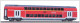 Piko 58804, EAN 4015615588047: H0 DC Doppelstockwagen 1. / 2. Klasse DB Regio VI