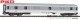 Piko 59653, EAN 4015615596530: H0 DC Schnellzugpackwagen Dm DB IV