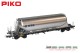 Piko 72240, EAN 4015615722403: H0 DC Silowagen Uacns VTG/GATX, chrom