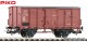 Piko 95357, EAN 4015615953579: H0 DC Gedeckter Güterwagen Serie F FS III
