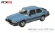 PCX87 PCX870650, EAN 4052176769140: H0/1:87 Saab 900 Turbo, hellblau/Dekor, 1986