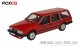 PCX87 PCX870666, EAN 4052176780817: 1:87 Volvo 740 Kombi, rot, 1985