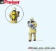 Preiser 28252, EAN 4041032282527: H0 Feuerwehrmann, Kind rettend