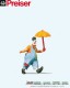 Preiser 29001, EAN 4041032290010: H0 Clown mit Schirm