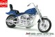 Busch-Automodelle 40152, EAN 4001738401523: US Motorrad blaumetallic