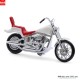 Busch-Automodelle 40154, EAN 4001738401547: US Motorrad, Weiss