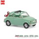 Busch-Automodelle 48736, EAN 4001738487367: Fiat 500 mit Aufziehschlüssel