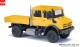 Busch-Automodelle 51080, EAN 4001738510805: 1:87 Mercedes-Benz Unimog U 5023 / Doppelkabine, Gelb FORMNEUHEIT