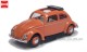 Busch-Automodelle 52953, EAN 4001738529531: H0/1:87 VW Käfer mit Ovalfenster und Schiebedach, korallenrot