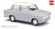 Busch-Automodelle 53109, EAN 4001738531091: H0/1:87 Trabant P601 Limousine, hellgrau mit weißem Dach