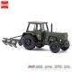 Busch-Automodelle 54207, EAN 4001738542073: Traktor ZT 303D Dreischarpflug NVA