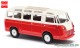 Busch-Automodelle 94150, EAN 4001738941500: Goliath Luxusbus rot/creme