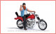 Busch-Zubehör 7861, EAN 4001738078619: H0 Action-Set: US Motorrad mit Biker