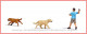 Busch-Zubehör 7896, EAN 4001738078961: H0 Action-Set: Apportierspiel mit Hunden