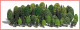 Busch-Zubehör 9764, EAN 4001738097641: Baumset mit 70 Bäumen H0