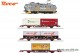 Roco 61486, EAN 9005033614867: H0 DC analog 4er Set E-Lok EL 16 mit Güterzug Ep4 CargoNet