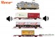 Roco 61487, EAN 9005033614874: H0 DC Sound 4er Set E-Lok EL 16 mit Güterzug Ep4 CargoNet