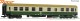 Roco 6200118, EAN 9005033072766: H0 DC Schnellzugwagen 2. Klasse mit Gepäckabteil, DR