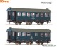 Roco 6200172, EAN 9005033077310: H0 DC 2er Set Umbauwagen als Bauzugset DB