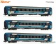 Roco 6200228, EAN 9005033386313: H0 DC 3-tlg. Set: Eurofima-Schnellzugwagen MAV-START