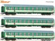 Roco 6200229, EAN 9005033386740: H0 DC 3-tlg. Set: Reisezugwagen Telimena PKP