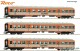 Roco 6200247, EAN 9005033391041: H0 DC 3-tlg. Set: Nahverkehrswagen City-Bahn DB