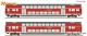 Roco 6200249, EAN 9005033391171: H0 DC 2-tlg. Set: Doppelstockwagen DB AG