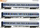Roco 6200289, EAN 9005033398309: H0 DC 3er Set Interregiowagen DBAG