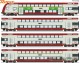 Roco 6220148, EAN 9005033076047: H0 AC Sound 4-tlg. Set: Doppelstockwagen, CFL