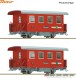 Roco 6240003, EAN 9005033068301: H0e DC 2-tlg. Set: Schmalspur-Personenwagen, Zillertalbahn