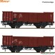Roco 6600058, EAN 9005033064464: H0 DC 2-tlg. Set: Offene Güterwagen, PKP IV