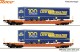 Roco 6600064, EAN 9005033064945: H0 DC 2-tlg. Set: Taschenwagen T5, Wascosa