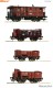 Roco 6600073, EAN 9005033065560: H0 DC 4-tlg. Set: Güterzug, K.P.E.V. I