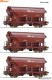Roco 6600078, EAN 9005033066086: H0 DC 3-tlg Set: Schwenkdachwagen, CD Cargo VI