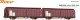 Roco 6600096, EAN 9005033067151: H0 DC Schiebewandwagen-Doppeleinheit, PKP Cargo VI