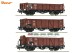 Roco 6600102, EAN 9005033067311: H0 DC 3-tlg. Set: Offene Güterwagen, DRB II