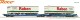 Roco 6600117, EAN 9005033070557: H0 DC Doppeltaschen-Gelenkwagen T3000e, VTG