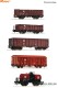 Roco 6600126, EAN 9005033070694: H0 DC 5-tlg. Set: Güterzug, MAV