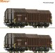 Roco 6600132, EAN 9005033070779: H0 DC 2-tlg. Set: Teleskophaubenwagen, ÖBB