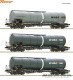 Roco 6600143, EAN 9005033070885: H0 DC 3-tlg. Set: Kesselwagen, Wascosa