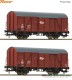 Roco 6600151, EAN 9005033071943: H0 DC 2-tlg. Set: Gedeckte Güterwagen, NS
