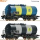 Roco 6600163, EAN 9005033072209: H0 DC 2-tlg. Set: Kesselwagen, ÖMV/ÖBB