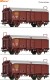 Roco 6600173, EAN 9005033072803: H0 DC 3-tlg. Set: Schiebedachwagen, SNCF