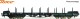 Roco 6600188, EAN 9005033073336: H0 DC Rungenwagen, DB